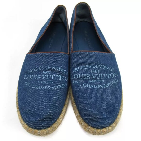 Louis Vuitton slip-on canvas Authentic used T16688 - Picture 13 of 16